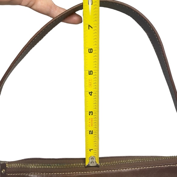 Vintage Kate Spade Soft Leather Baguette Bag, Brown, Gold Tone Hardware - Picture 10 of 12